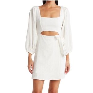 ASTR long sleeve cut out dress